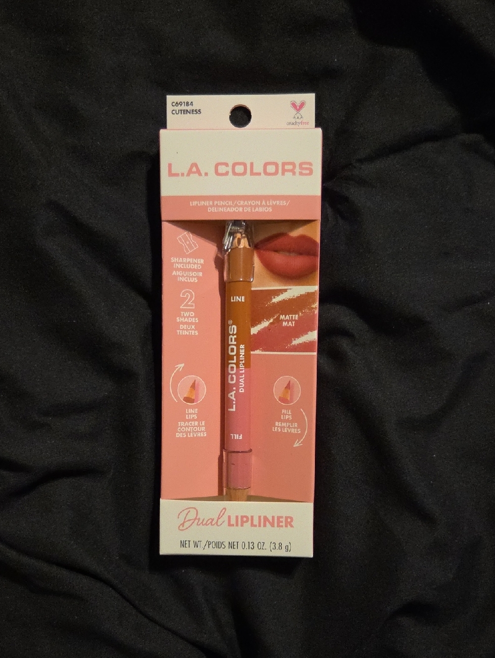 L.A. Colors Dual Lipliner Pencil - Cuteness Matte
